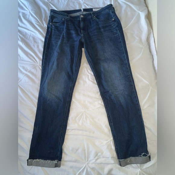 Rag & Bone Women’s Dre Low-Rise Slim Boyfriend Medium Wash Cuffed Jean SIZE 32 - Picture 4 of 9
